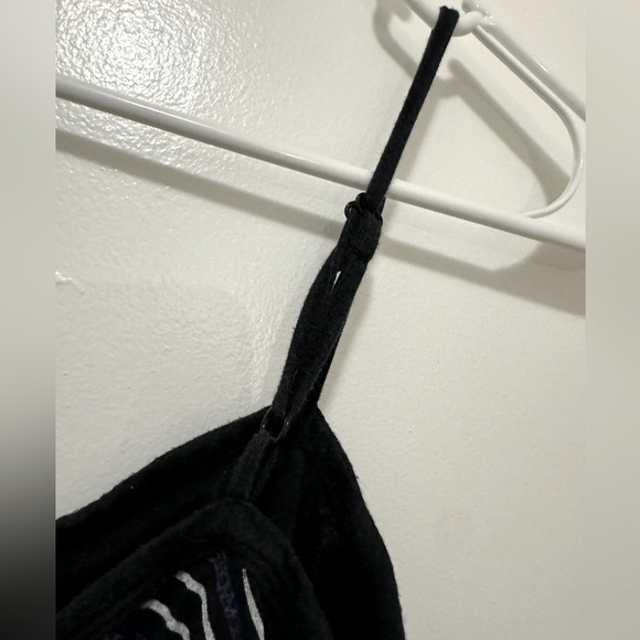 Women's - Volcom Black/Purple/White Diagonal Striped Skater Tank - Small - Picture 6 of 7